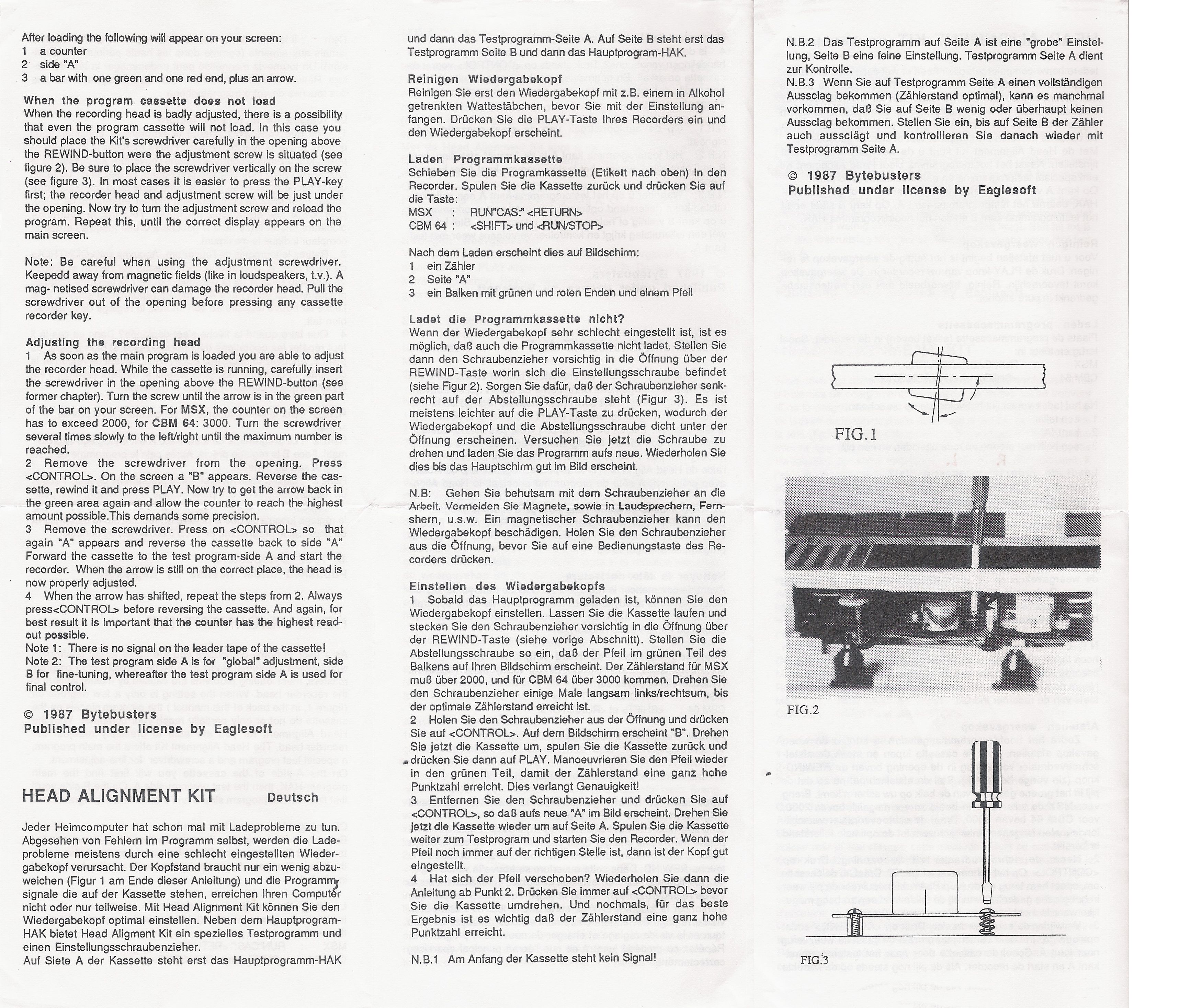 Recorder Head Alignment Kit